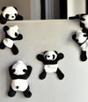 1Pc Panda Fridge Sticker Cute Soft Plush Panda