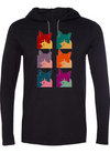 Cat's Today Long Sleeve Hooded T-Shirt