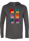 Cat's Today Long Sleeve Hooded T-Shirt