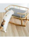 INSTACHEW Rockaby Pet Bed, Comfy and Portable Kitten Couch with Soft