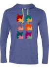 Cat's Today Long Sleeve Hooded T-Shirt