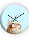 Cat is Alway's Right Wall clock