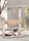 PawHut Cat Tree Hammock with Natural Sisal Scratching Post