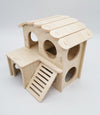 Hamster Swing SeesawSmall Nest Solid Wood Small House Hamster Sleeping