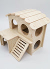 Hamster Swing SeesawSmall Nest Solid Wood Small House Hamster Sleeping