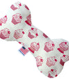 Mirage Pet 1115-SFTYBN8 Pink Whimsy Cupcakes 8 in. Stuffing Free Bone