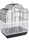 Nylon Mesh Bird Cage Cover Shell Skirt Net Easy Cleaning Seed Catcher