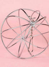 Stainless Steel Round Sphere Feed Dispense Exercise Hanging Hay Ball