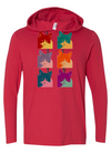 Cat's Today Long Sleeve Hooded T-Shirt