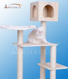 Armarkat Real Wood Premium Scots Pine  Solid Wood Cat Tree  50" T