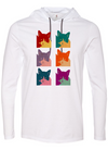 Cat's Today Long Sleeve Hooded T-Shirt