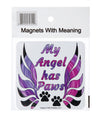 Free shipping - My Angel Has Paws Refrigerator Magnet