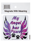 Free shipping - My Angel Has Paws Refrigerator Magnet