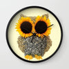 Hoot! Day Owl! Wall clock