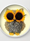 Hoot! Day Owl! Wall clock